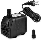 DOMICA small submersible pump showing the four bottom suction cups for secure mounting