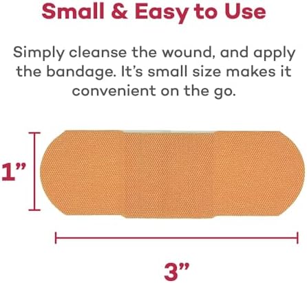 Box of 100 count Dealmed adhesive bandages for emergency kits