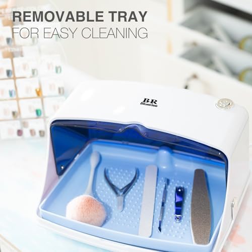 Professional salon beauty tools inside Brbluerise UV box