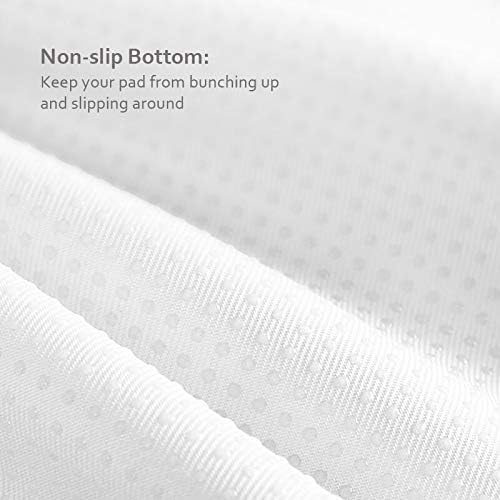 SPRINGSPIRIT reusable waterproof underpads backing texture demonstrating the non slip grip
