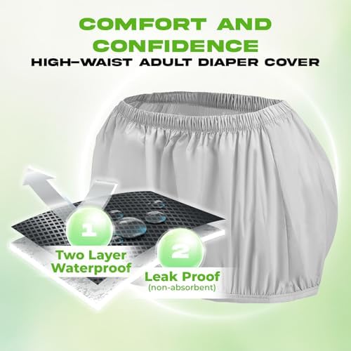 Side view of Menpol reusable waterproof rubber underwear for women