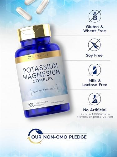 Premium imported heart health and electrolyte balance mineral capsules by Carlyle