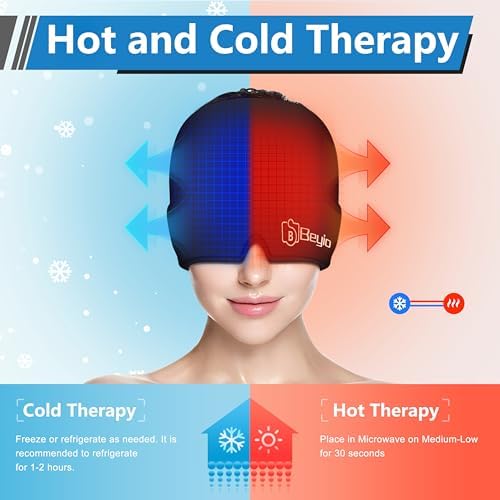 Close up of Beyio gel cooling cap fabric and texture