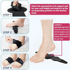 Breathable and non-slip material detail of the DR. POTTER+ foot brace