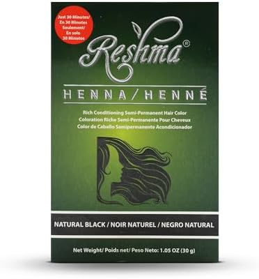 Reshma Beauty 30 Minute Henna Natural Black package details