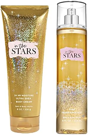 Bath & Body Works In The Stars Fine Fragrance Mist bottle showing sparkling design details.