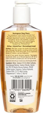 Oil-free facial cleanser that removes dirt makeup and excess sebum