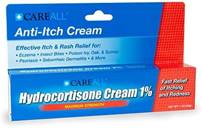 Bulk supply of 24 CareAll hydrocortisone tubes for healthcare facilities and first aid kits.