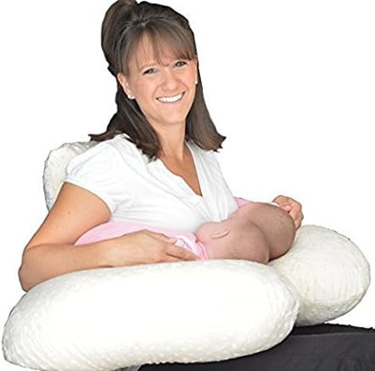 Soft machine washable cream cover for Twin Z pillow