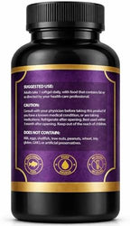 Marq Nutrition 120 capsules wild caught fish oil supplement nutrition label view