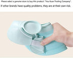 Side view showing ear protection on Amtooch shower shield