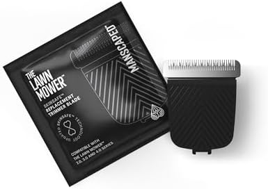 Close up of Manscaped ceramic trimmer blade head