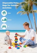 Convenient disposable potty training bags for toddlers on the go