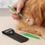 Fine tip stainless steel tweezers for tick removal