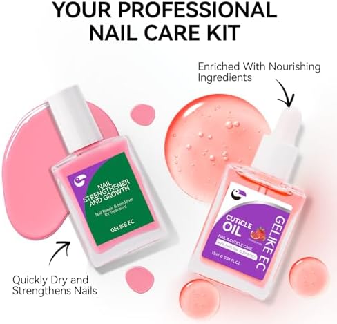 Professional nail care kit for damaged nail repair