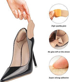 Soft microfiber heel grips for men and women's footwear comfort.