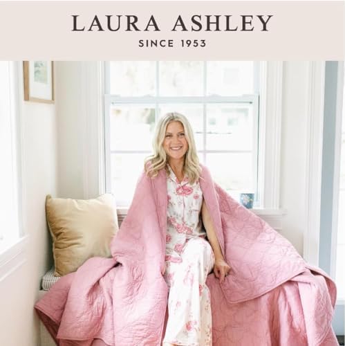 Laura Ashley premium textured plush spa slippers close up on memory foam heel support
