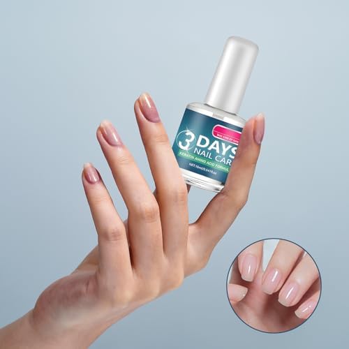 Two pack set of clear gloss nail repair serum with precise applicator brush