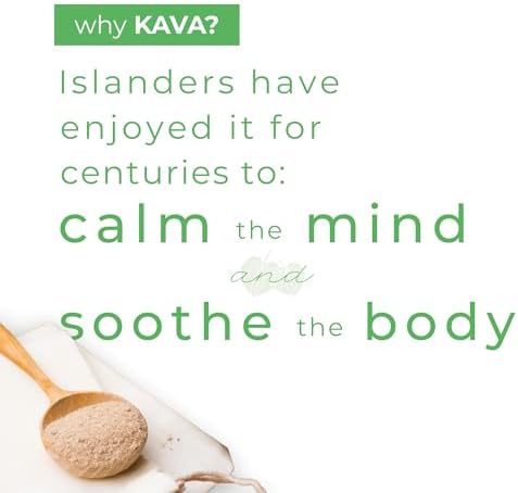 Back label of Leilo kava relaxation supplement drink showing accurate nutrition facts and herbal ingredients.