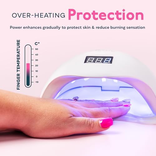Sunuv Sun5 professional nail dryer used with gel polish
