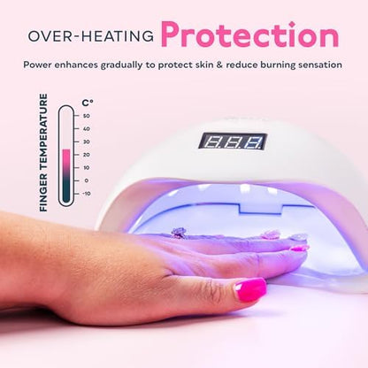 Sunuv Sun5 professional nail dryer used with gel polish