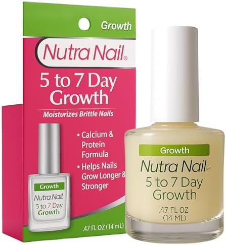 Nutra Nail nail hardener and strengthener packaging showing USA import details.