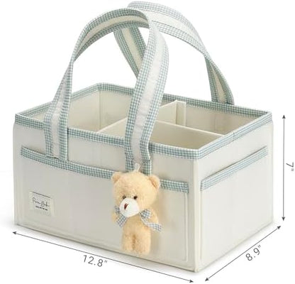 PeraBella portable nursery caddy in a car organizer setup
