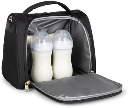 JuJuBe storage tote showing top handle and zipper