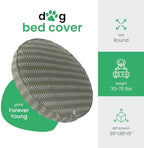 Zipper detail on the durable 100% cotton canvas Molly Mutt pet mattress protector