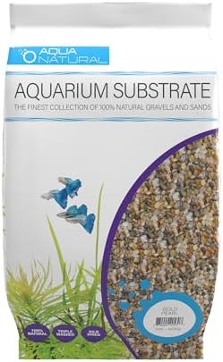 Aqua Natural Gold Pearl substrate close up pebble texture