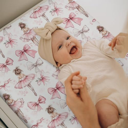 Fitted changing pad cover for 32 inch by 16 inch mats