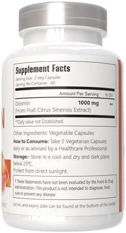 VitaCosmoX vegetarian vein health supplement bottle