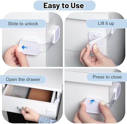 Full pack of Hoenart baby safety adhesive latches