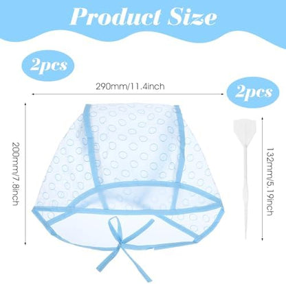 Two piece hair frosting cap kit