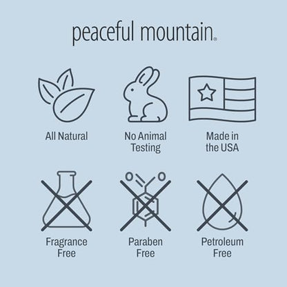Peaceful Mountain liquid colloidal silver immune defense supplement bottle cap close up