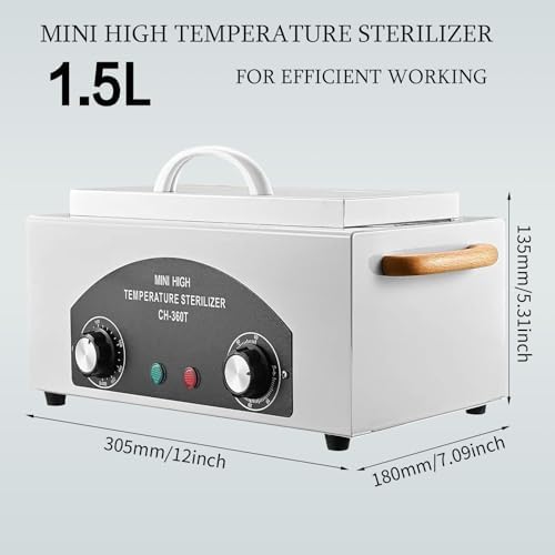 Stainless steel interior of ZJchao 1.5L tool sterilizer