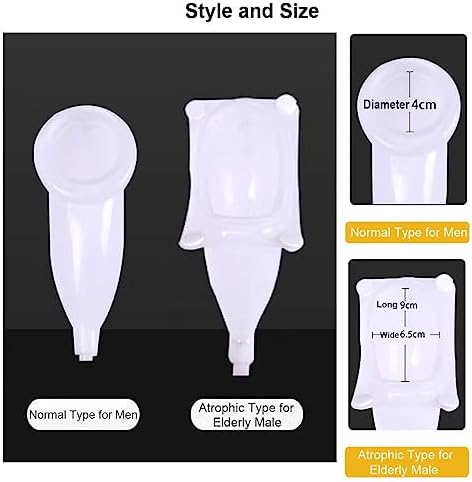 Anti-reflux tubing system for male urinary catheter