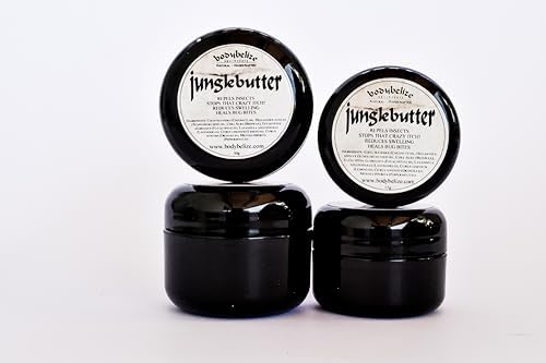 Authentic USA imported natural insect bite soothing ointment container showing ingredients.