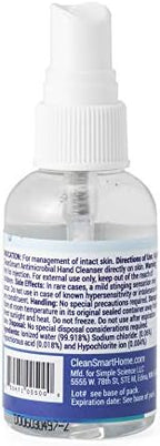 CleanSmart Skin & Hand Cleanser, 2 Ounce Spray Bottle (Pack of 3) Alcohol-Free Safe Cleanser - Image 6