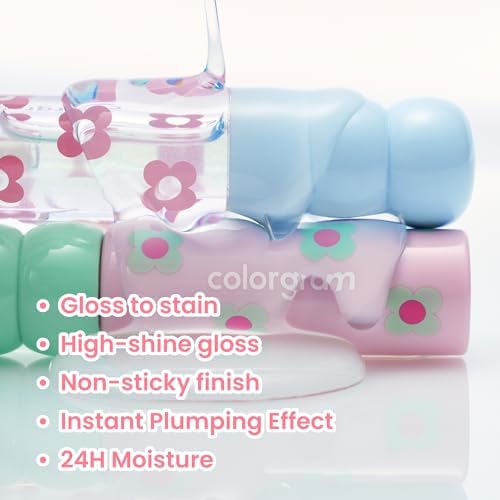 COLORGRAM Fruity Glass Tint 15 Satisfied Fig, Non-Sticky Formula for Glass-Like Shine and Effortless Application - Image 4