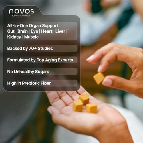 Novos Vital organ support ingredients overview graphic