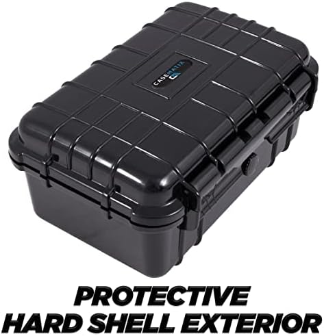 CASEMATIX impact resistant clipper guard organizer showcasing thick composite plastic construction and heavy duty latches