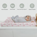 Lifestyle display of ZoUbqchY coquette aesthetic baby room decor.