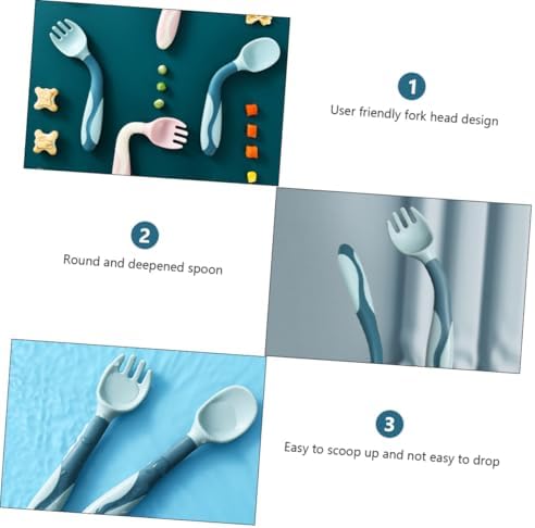 Rudsaa baby self feeding utensils set for solid food introduction