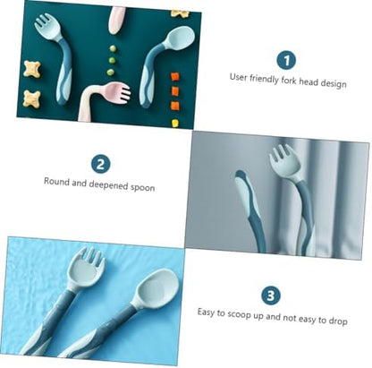 Rudsaa baby self feeding utensils set for solid food introduction