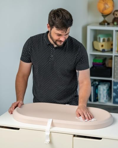 Zeepops toddler changing pad displayed on a changing table setup.