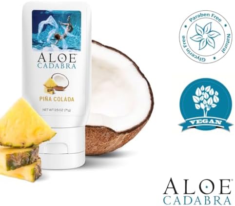 Authentic USA imported Aloe Cadabra Pina Colada lube for men and women.