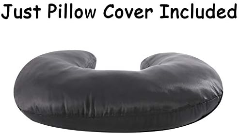 Pro Goleem satin feeding pillow cover demonstrating friction free surface