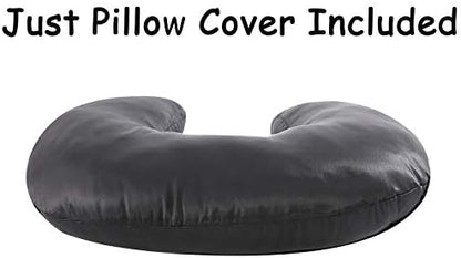 Pro Goleem satin feeding pillow cover demonstrating friction free surface