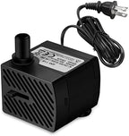 Domica small fountain pump showing adjustable flow switch